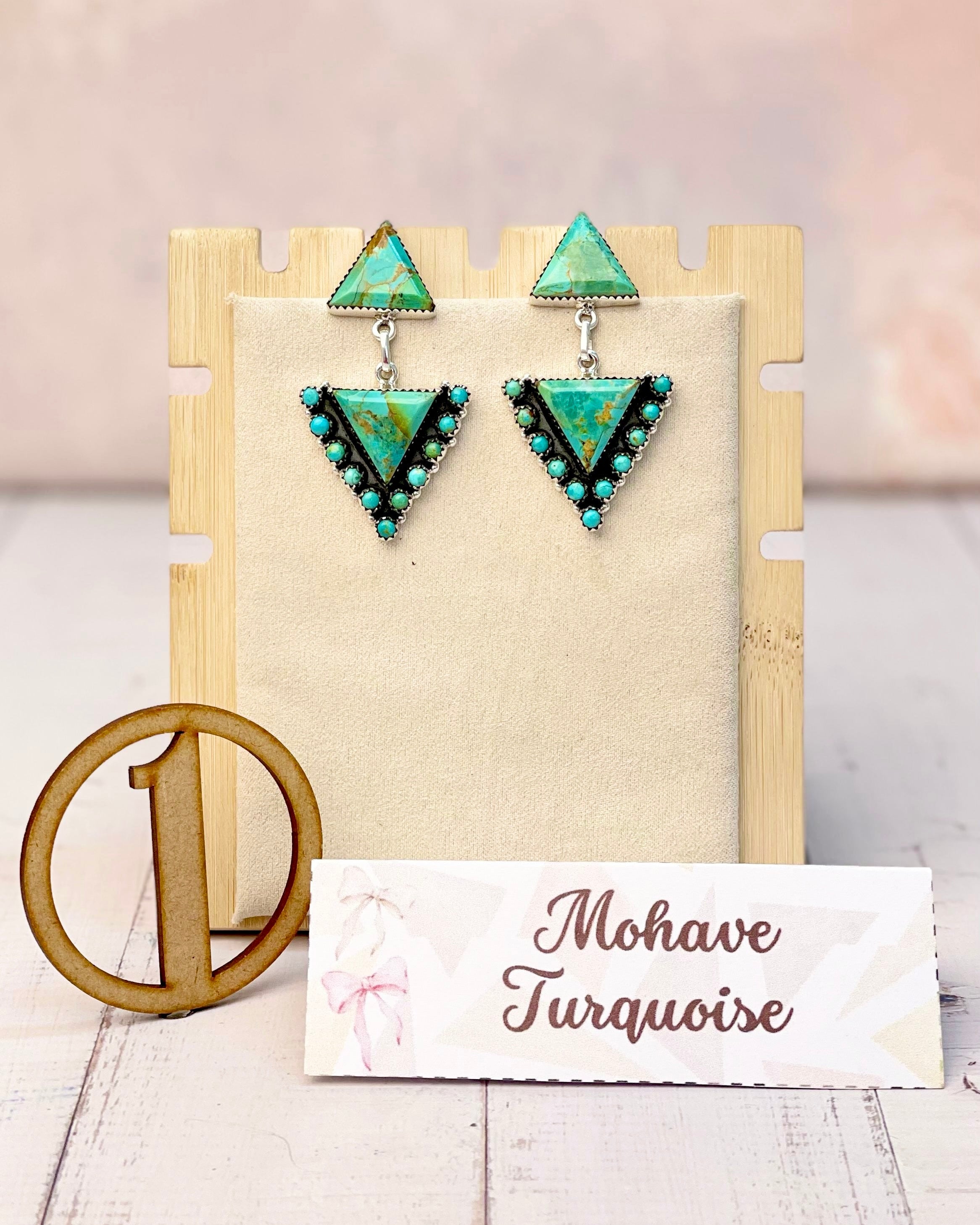 Solstice Edge Stone Drop Earrings MADE TO ORDER-Earrings-Krush Kandy, Women's Online Fashion Boutique Located in Phoenix, Arizona (Scottsdale Area)