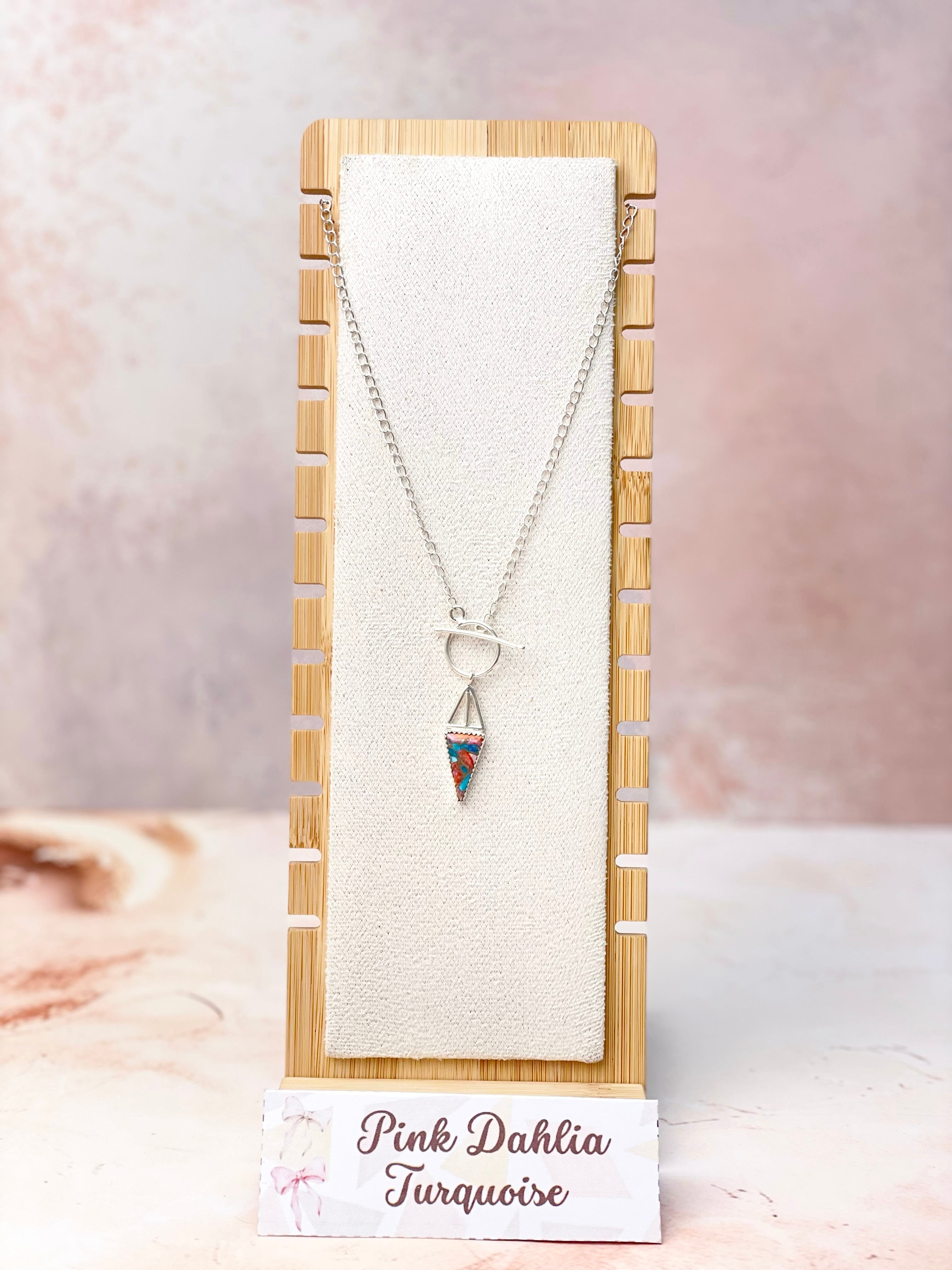 Triad Treasures Toggle Necklace-Necklaces-Krush Kandy, Women's Online Fashion Boutique Located in Phoenix, Arizona (Scottsdale Area)