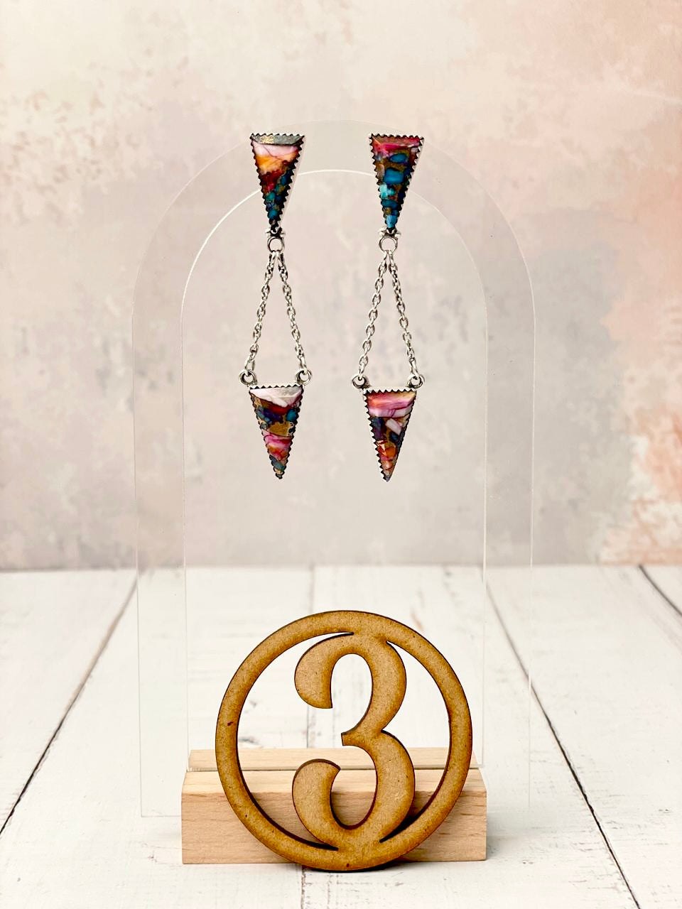 Lead The Way Stone Drop Earrings-Earrings-Krush Kandy, Women's Online Fashion Boutique Located in Phoenix, Arizona (Scottsdale Area)