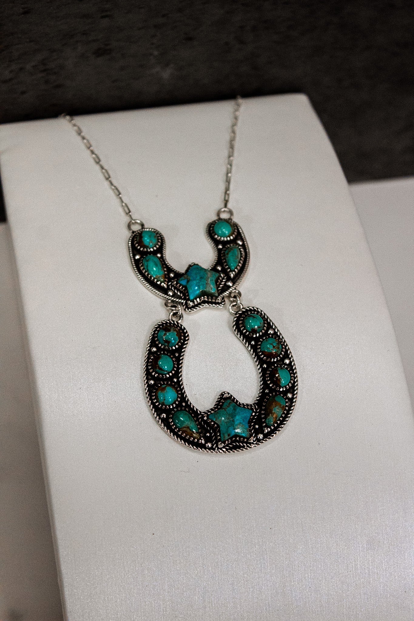 Double The Luck Horseshoe Necklace-Chain Necklaces-Krush Kandy, Women's Online Fashion Boutique Located in Phoenix, Arizona (Scottsdale Area)