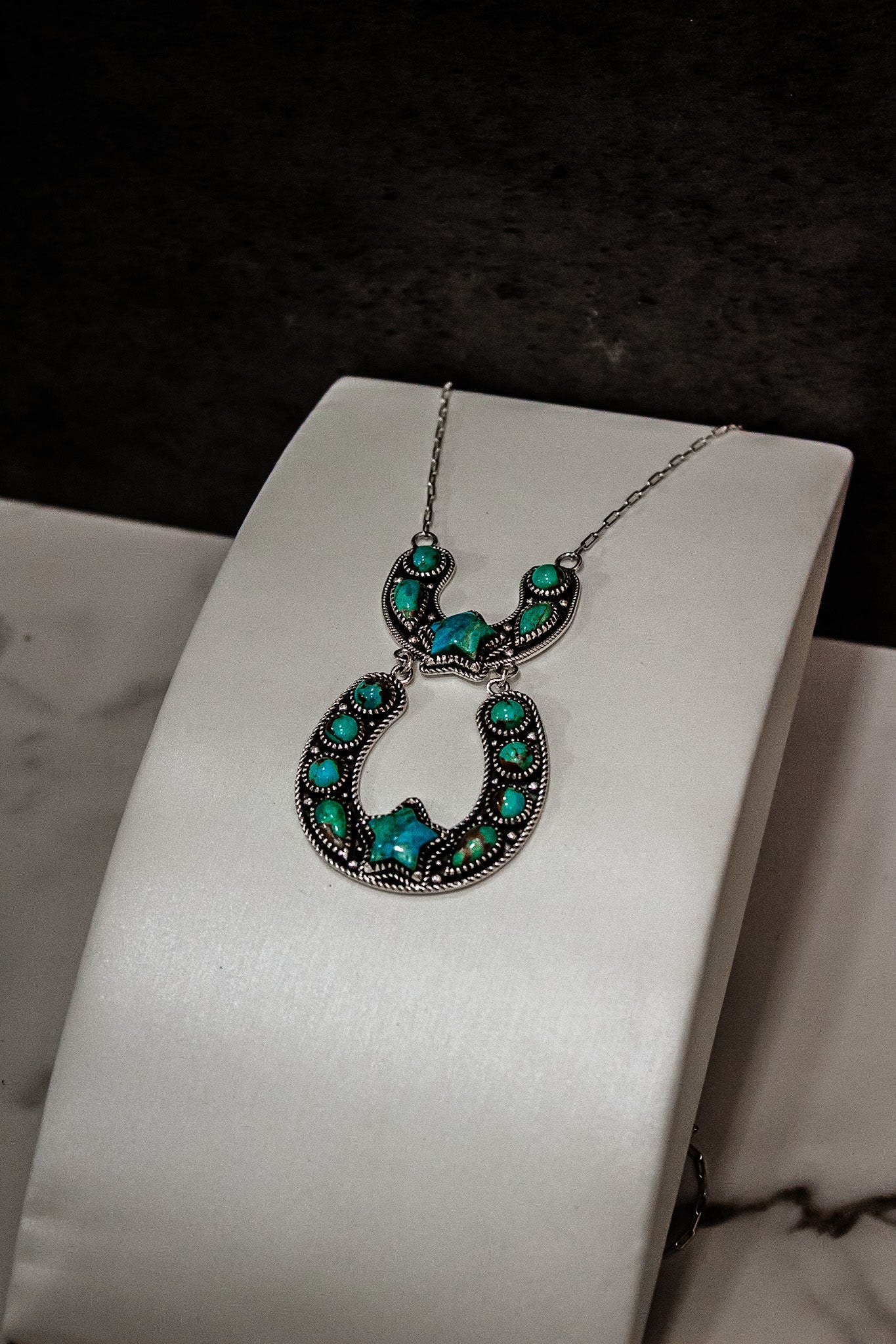 Double The Luck Horseshoe Necklace-Chain Necklaces-Krush Kandy, Women's Online Fashion Boutique Located in Phoenix, Arizona (Scottsdale Area)