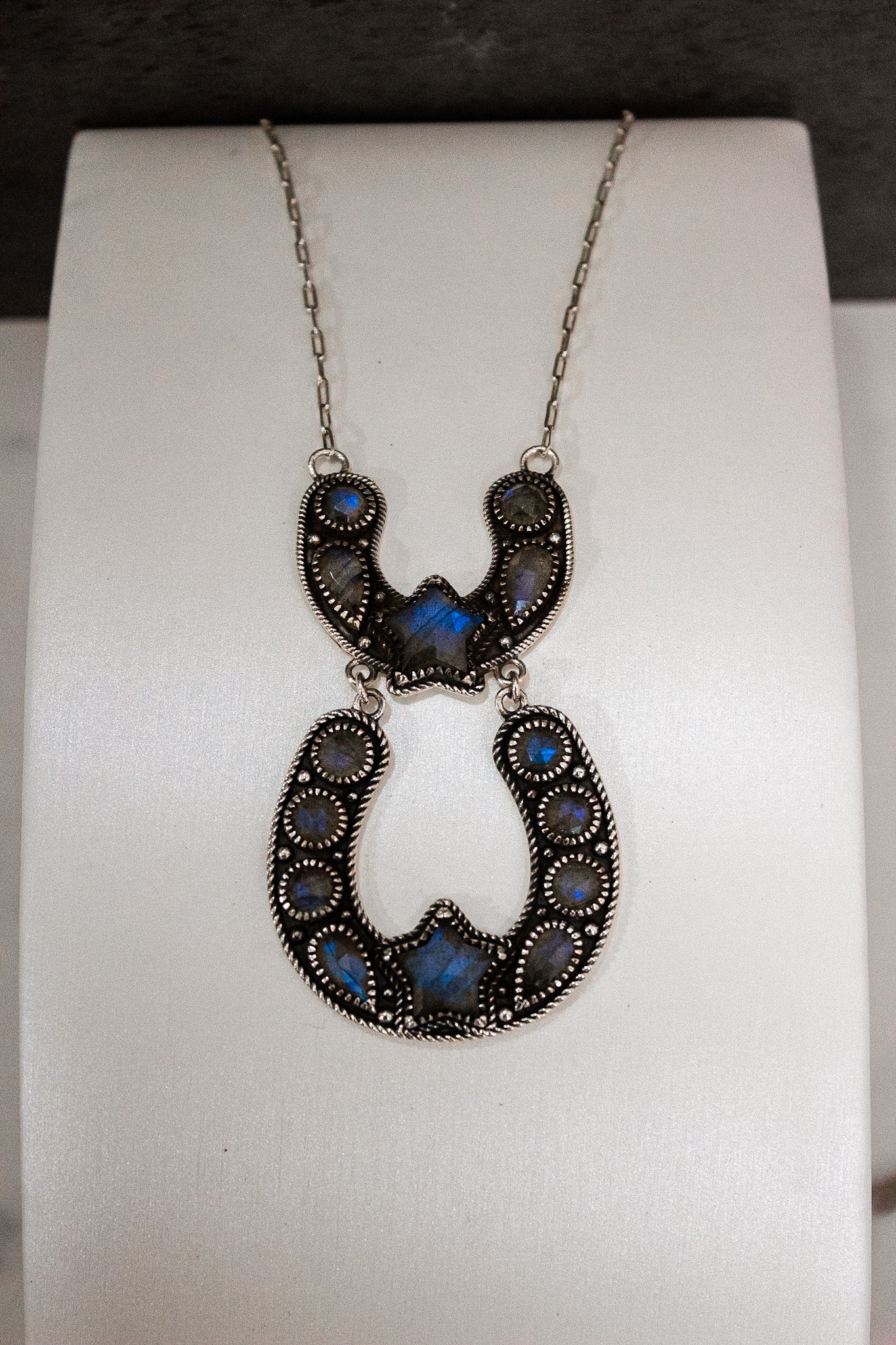 Double The Luck Horseshoe Necklace-Chain Necklaces-Krush Kandy, Women's Online Fashion Boutique Located in Phoenix, Arizona (Scottsdale Area)