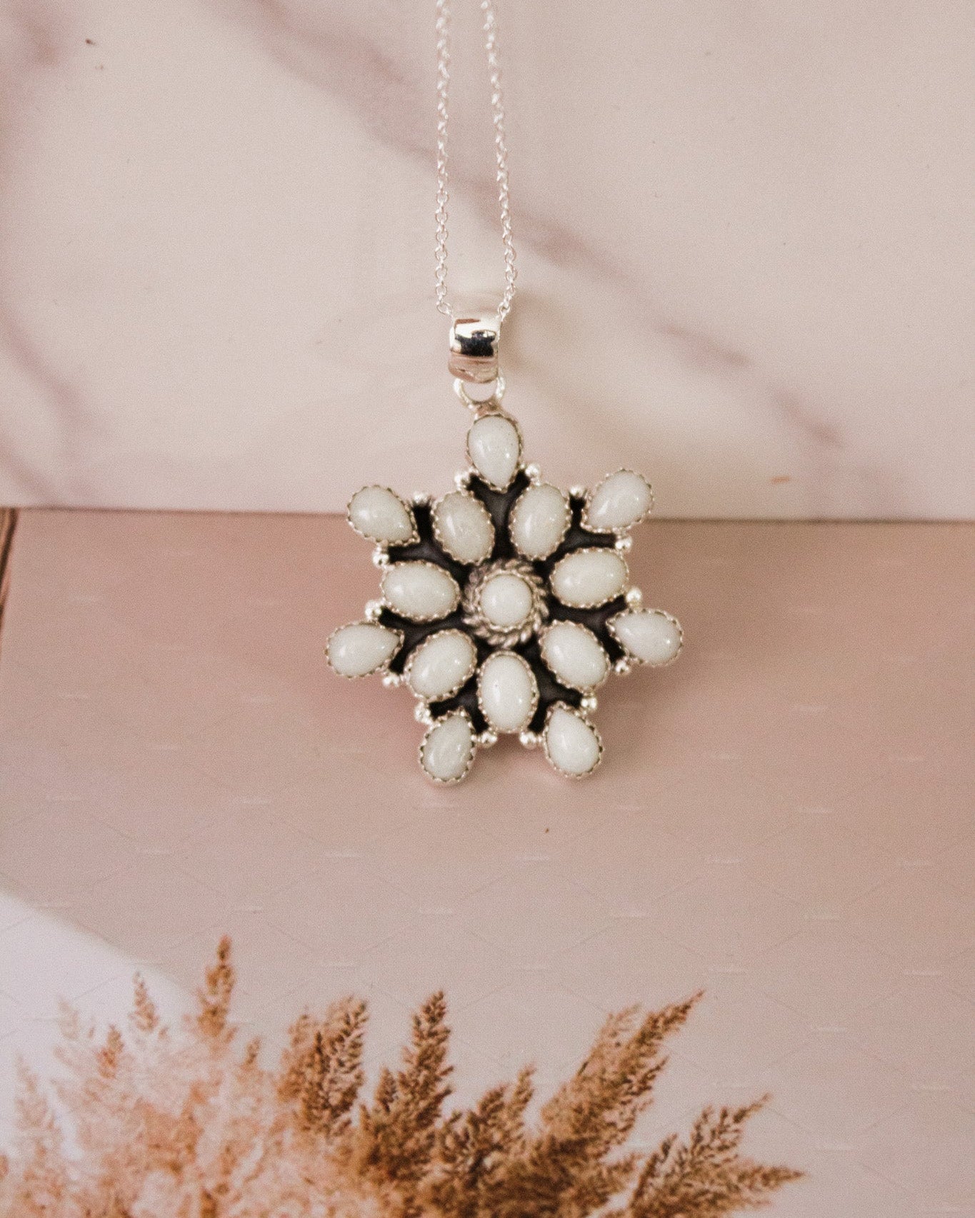 Glow In The Dark Blossom Pendant-Chain Necklaces-Krush Kandy, Women's Online Fashion Boutique Located in Phoenix, Arizona (Scottsdale Area)