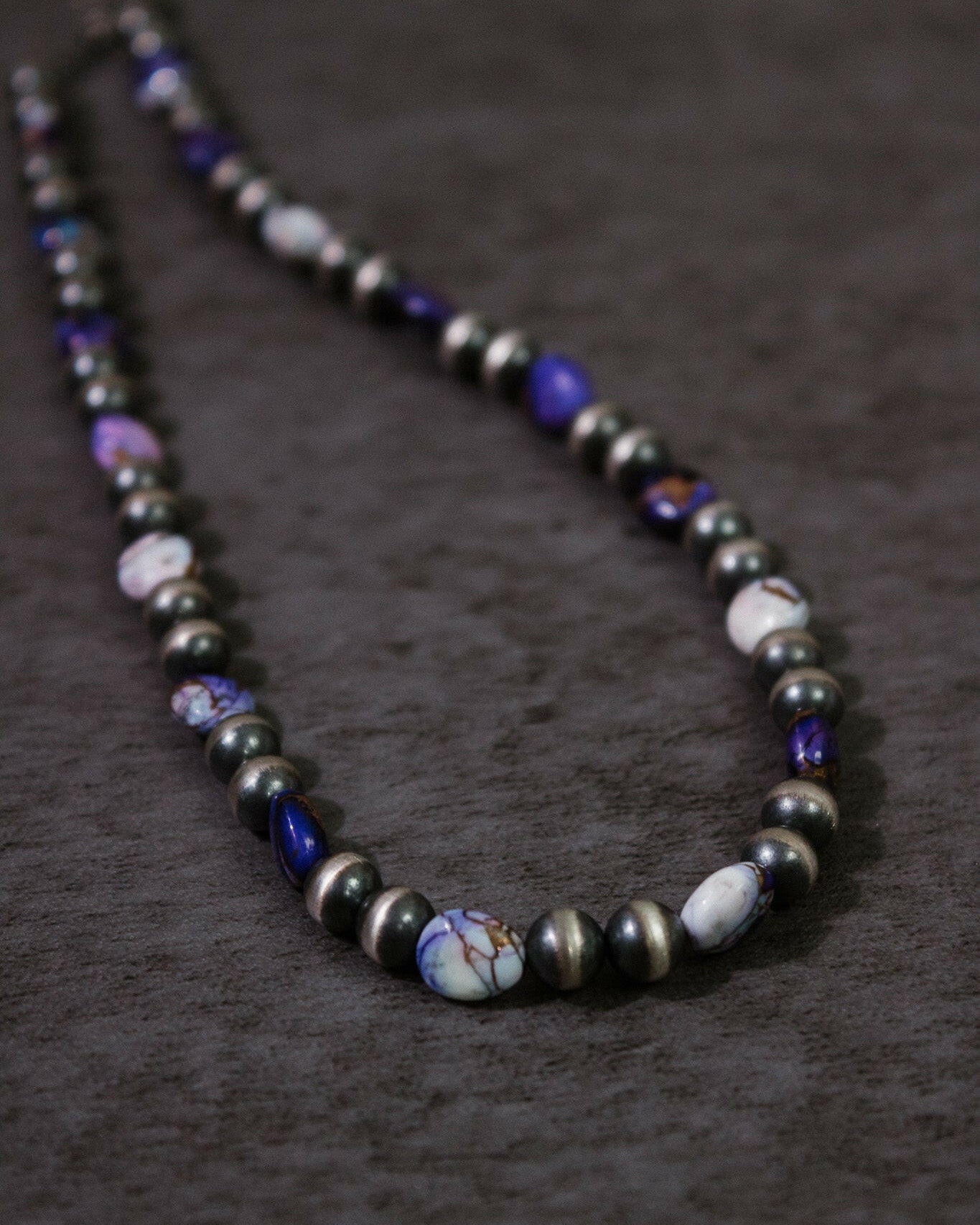 Purple Fusion Desert Pearl Necklace-Chain Necklaces-Krush Kandy, Women's Online Fashion Boutique Located in Phoenix, Arizona (Scottsdale Area)