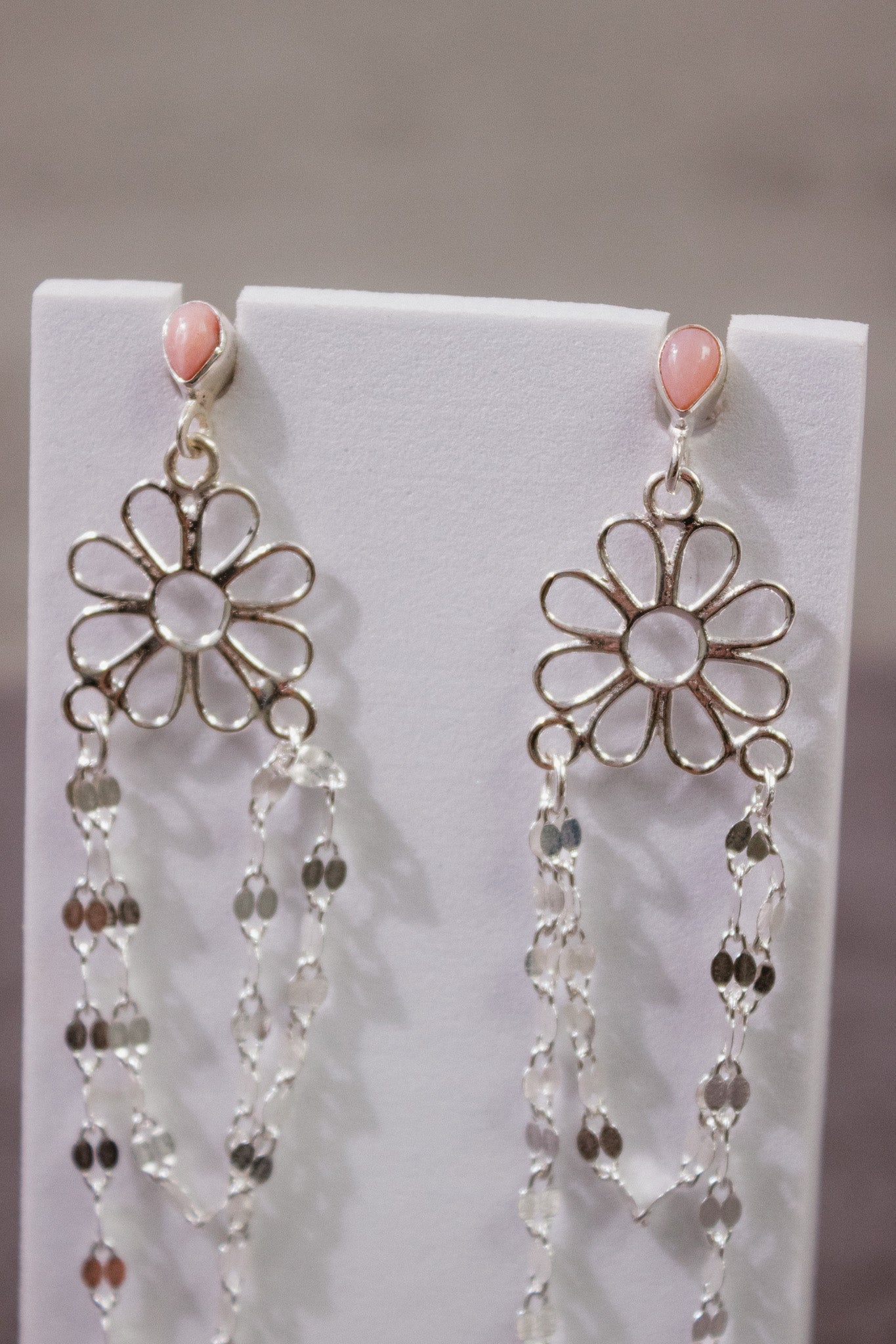 Stone Delight Chain Earrings-Stud Earrings-Krush Kandy, Women's Online Fashion Boutique Located in Phoenix, Arizona (Scottsdale Area)
