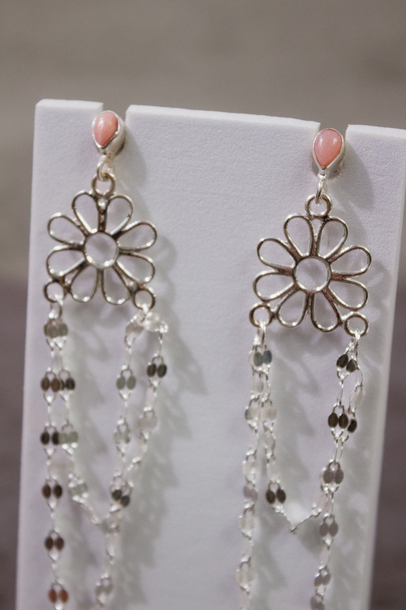 Stone Delight Chain Earrings-Stud Earrings-Krush Kandy, Women's Online Fashion Boutique Located in Phoenix, Arizona (Scottsdale Area)