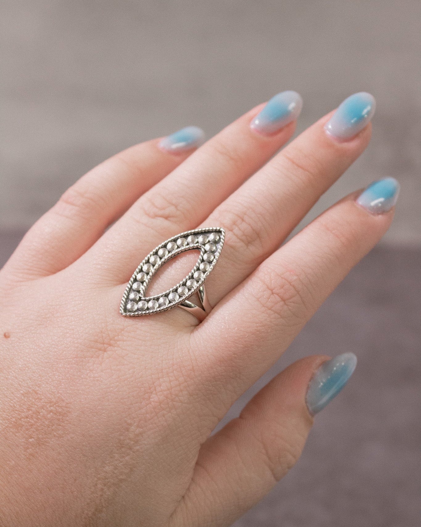 Right Through You Sterling Studded Ring-Rings-Krush Kandy, Women's Online Fashion Boutique Located in Phoenix, Arizona (Scottsdale Area)