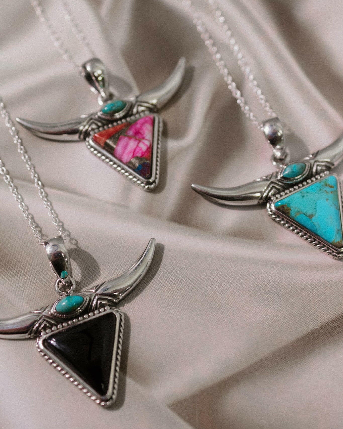 Lassie's Wild Horn Stone Necklace-Chain Necklaces-Krush Kandy, Women's Online Fashion Boutique Located in Phoenix, Arizona (Scottsdale Area)