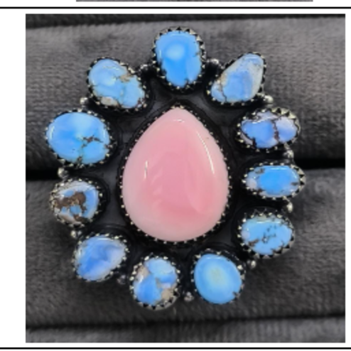 Golden Dreams Stone Cluster Ring-Rings-Krush Kandy, Women's Online Fashion Boutique Located in Phoenix, Arizona (Scottsdale Area)