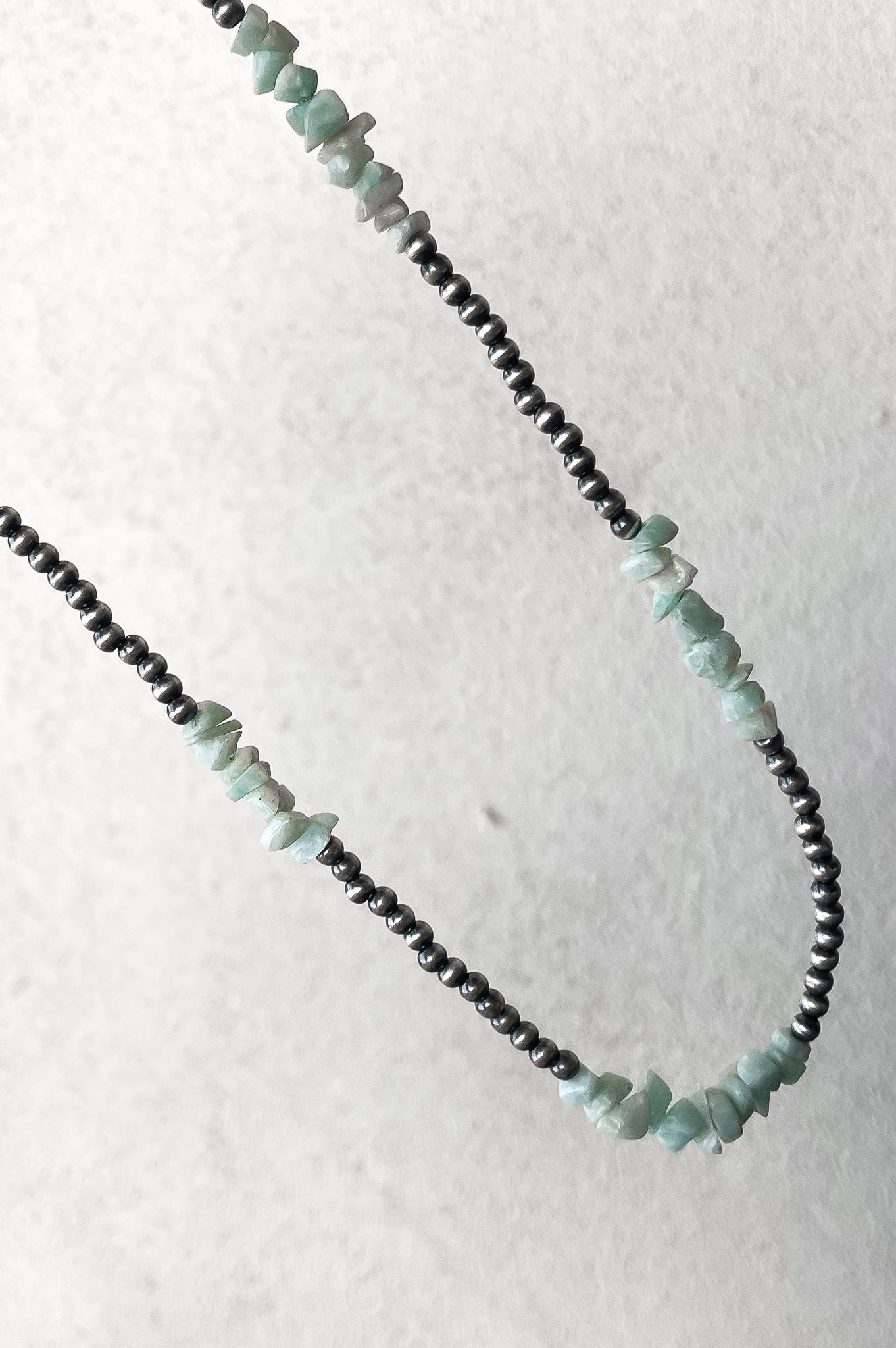 Amazonite & Desert Pearl Necklace-Pearl Necklaces-Krush Kandy, Women's Online Fashion Boutique Located in Phoenix, Arizona (Scottsdale Area)