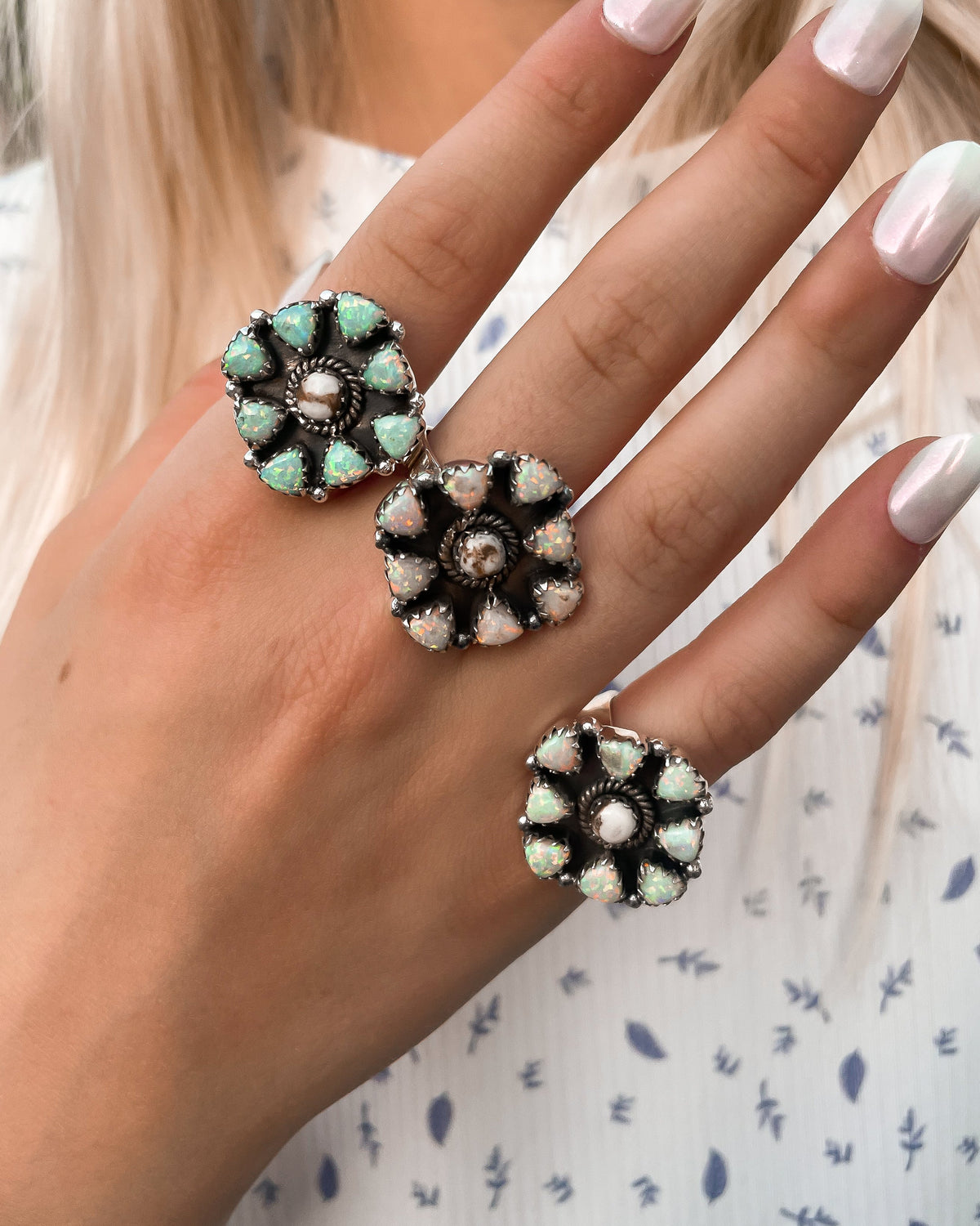 Opal & Wildhorse Stone Ring-Ring Sizers-Krush Kandy, Women's Online Fashion Boutique Located in Phoenix, Arizona (Scottsdale Area)