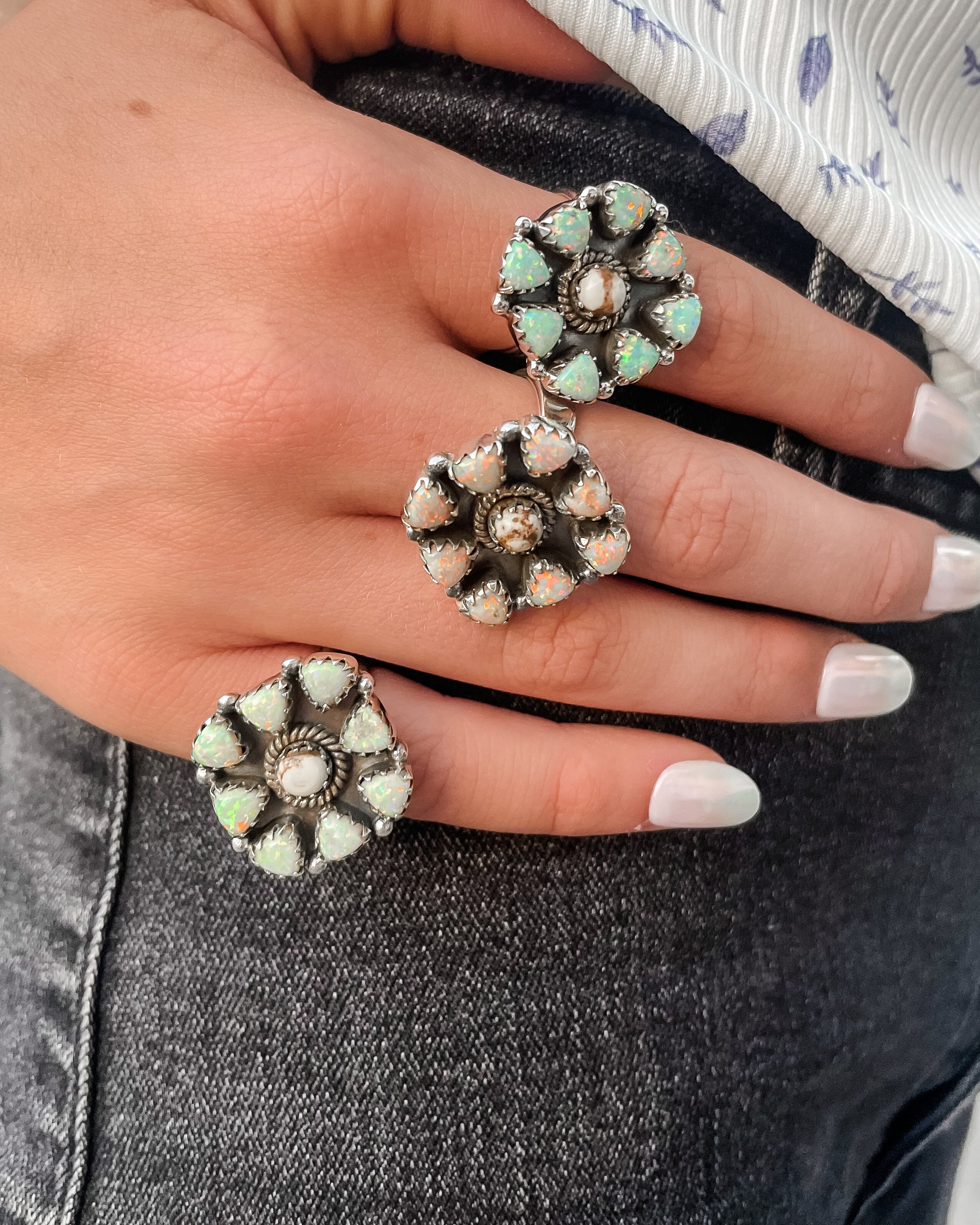 Opal & Wildhorse Stone Ring-Ring Sizers-Krush Kandy, Women's Online Fashion Boutique Located in Phoenix, Arizona (Scottsdale Area)