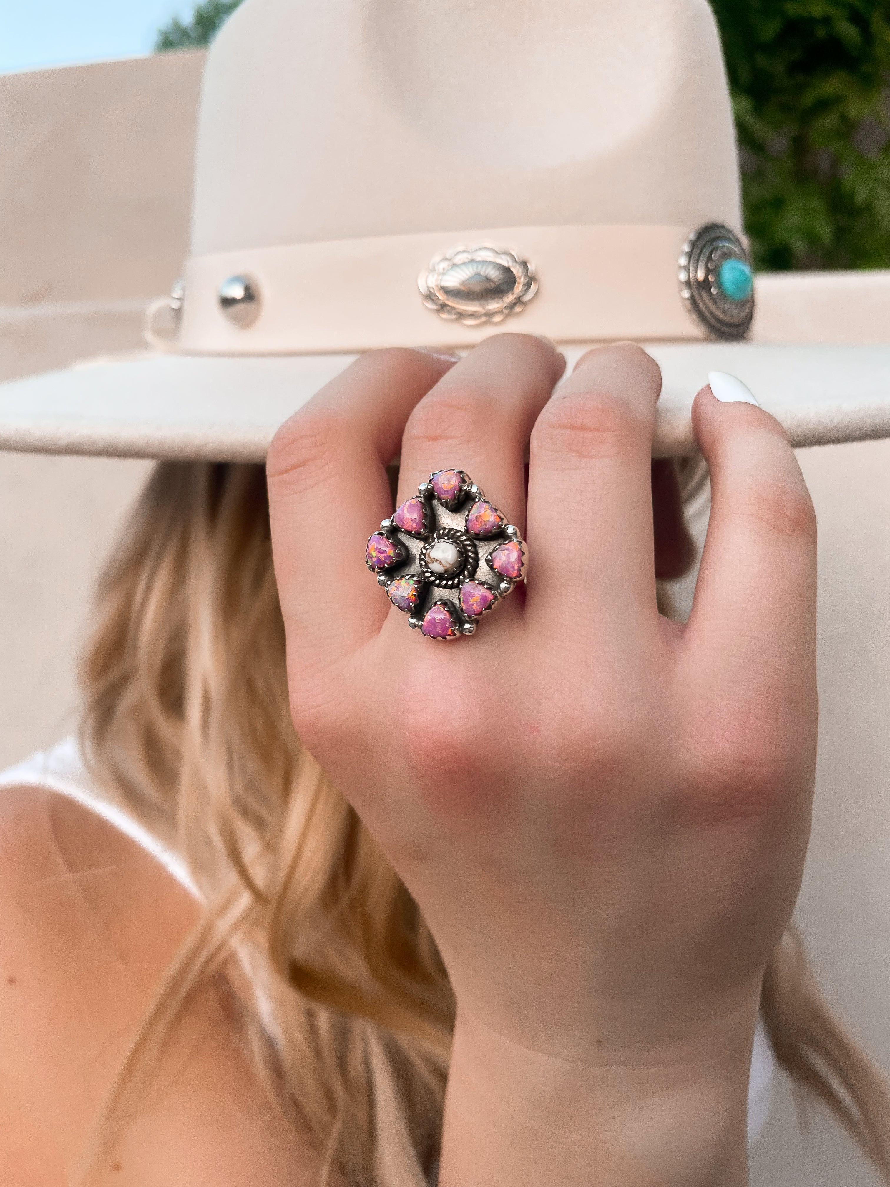 Opal & Wildhorse Stone Ring-Ring Sizers-Krush Kandy, Women's Online Fashion Boutique Located in Phoenix, Arizona (Scottsdale Area)