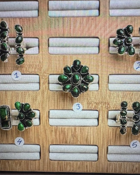 Irish Green Dahlia Rings sno 26-Rings-Krush Kandy, Women's Online Fashion Boutique Located in Phoenix, Arizona (Scottsdale Area)