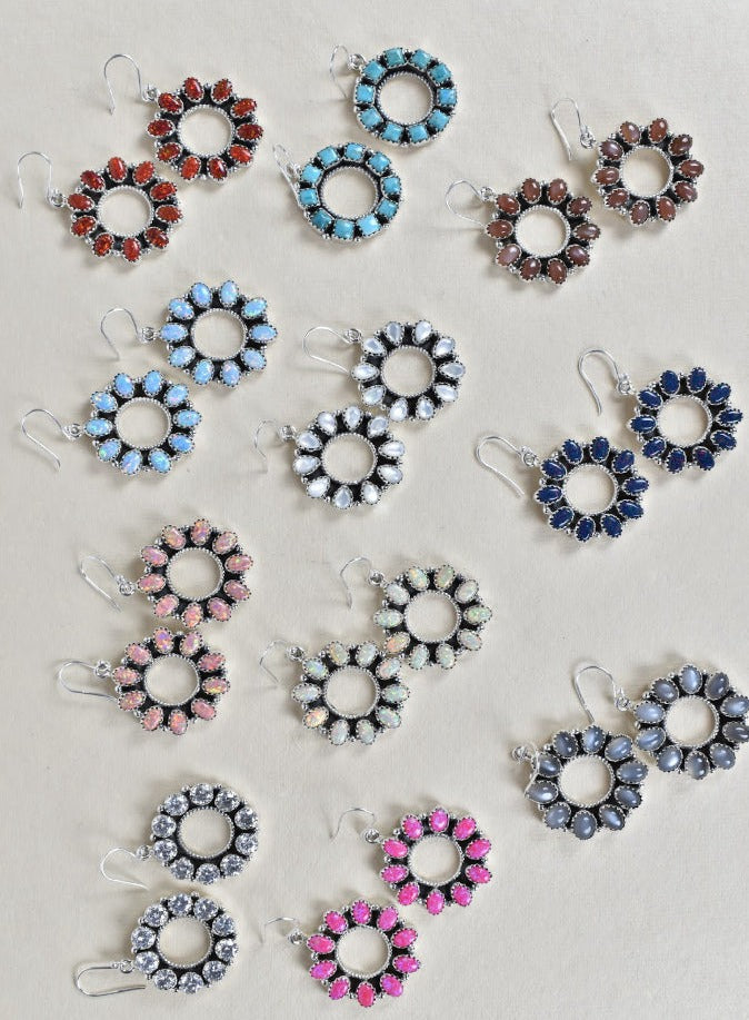 HOLLOW "O" STERLING SILVER EARRINGS-Drop Earrings-Krush Kandy, Women's Online Fashion Boutique Located in Phoenix, Arizona (Scottsdale Area)