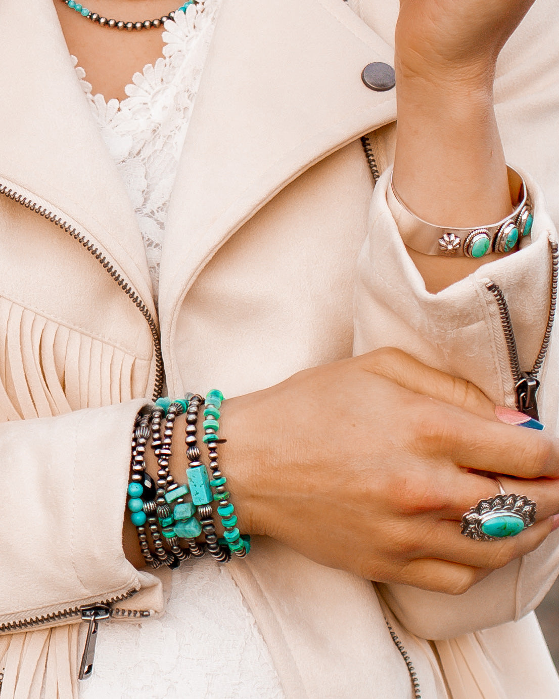 Kristyns Desert Pearl Bracelets MADE TO ORDER-Beaded Bracelets-Krush Kandy, Women's Online Fashion Boutique Located in Phoenix, Arizona (Scottsdale Area)