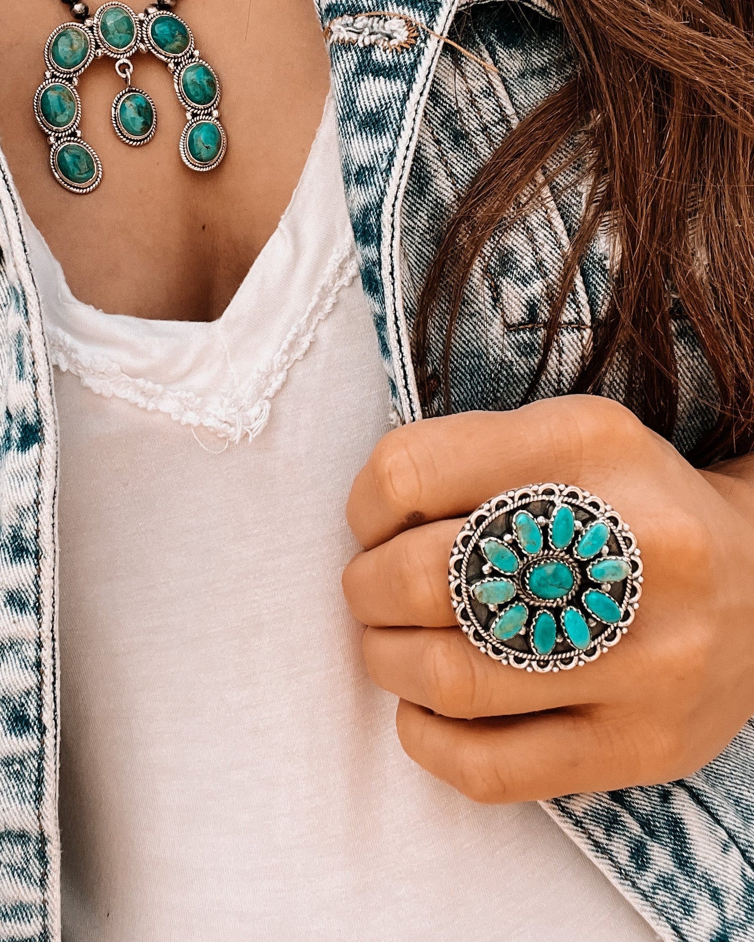 Texan Cluster Sterling Silver Ring-Rings-Krush Kandy, Women's Online Fashion Boutique Located in Phoenix, Arizona (Scottsdale Area)