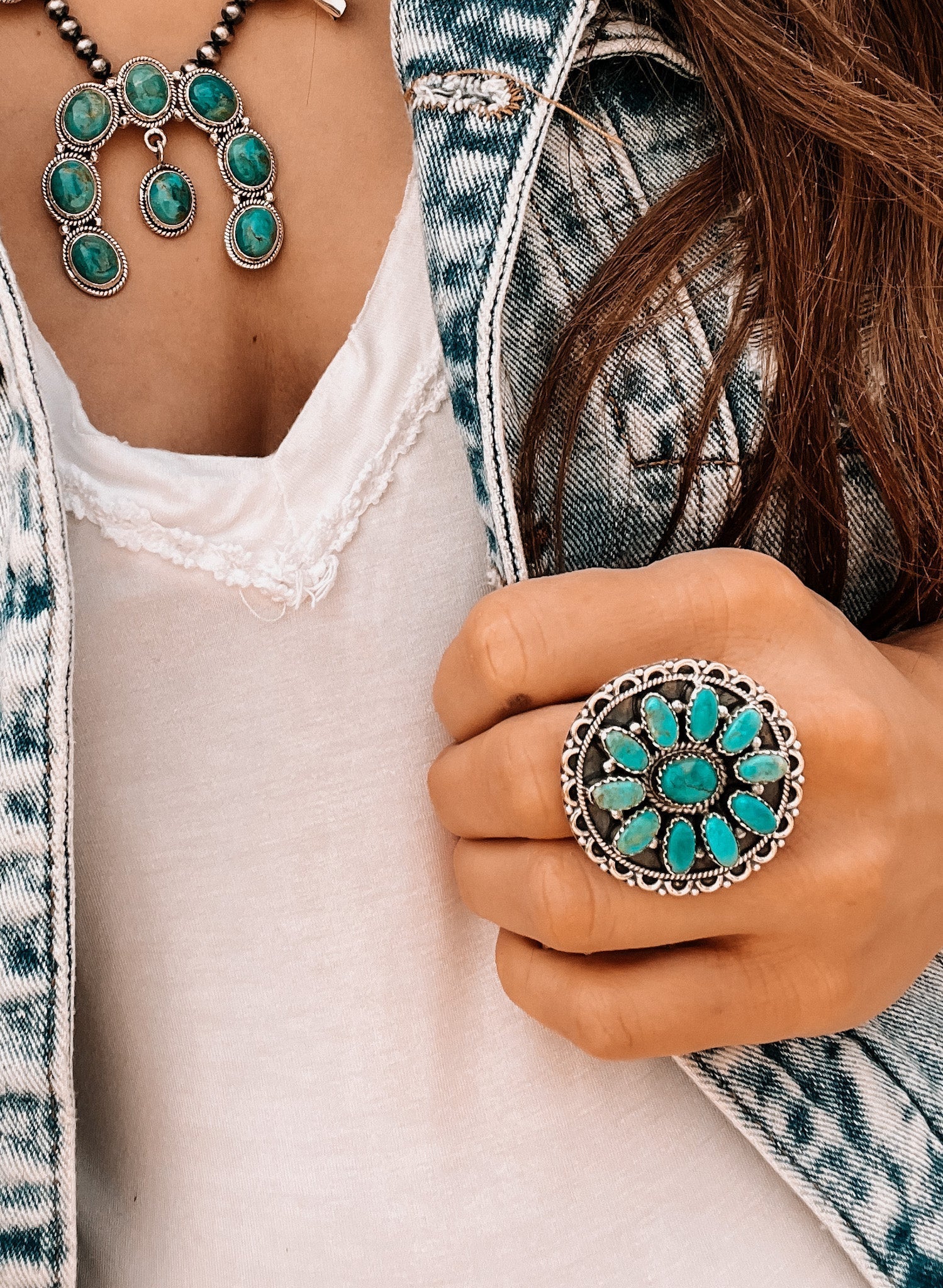 Texan Cluster Sterling Silver Ring-Rings-Krush Kandy, Women's Online Fashion Boutique Located in Phoenix, Arizona (Scottsdale Area)