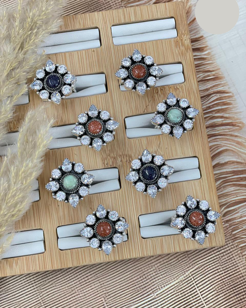 Crystal & Stone Ring-Ring Sizers-Krush Kandy, Women's Online Fashion Boutique Located in Phoenix, Arizona (Scottsdale Area)
