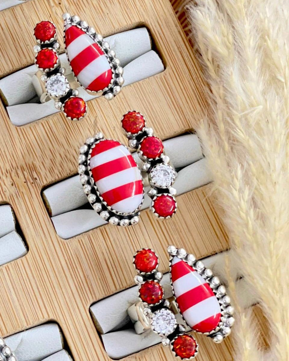 Holiday Kandy Floating Stone Ring-Rings-Krush Kandy, Women's Online Fashion Boutique Located in Phoenix, Arizona (Scottsdale Area)