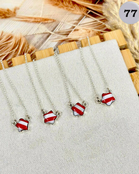 Winter's Star Stone Necklace-Chain Necklaces-Krush Kandy, Women's Online Fashion Boutique Located in Phoenix, Arizona (Scottsdale Area)