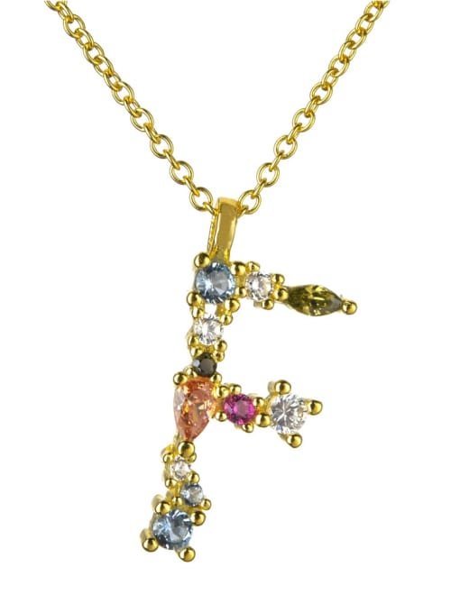 Dainty Initial Cubic Zirconia Necklace-Necklaces-Krush Kandy, Women's Online Fashion Boutique Located in Phoenix, Arizona (Scottsdale Area)