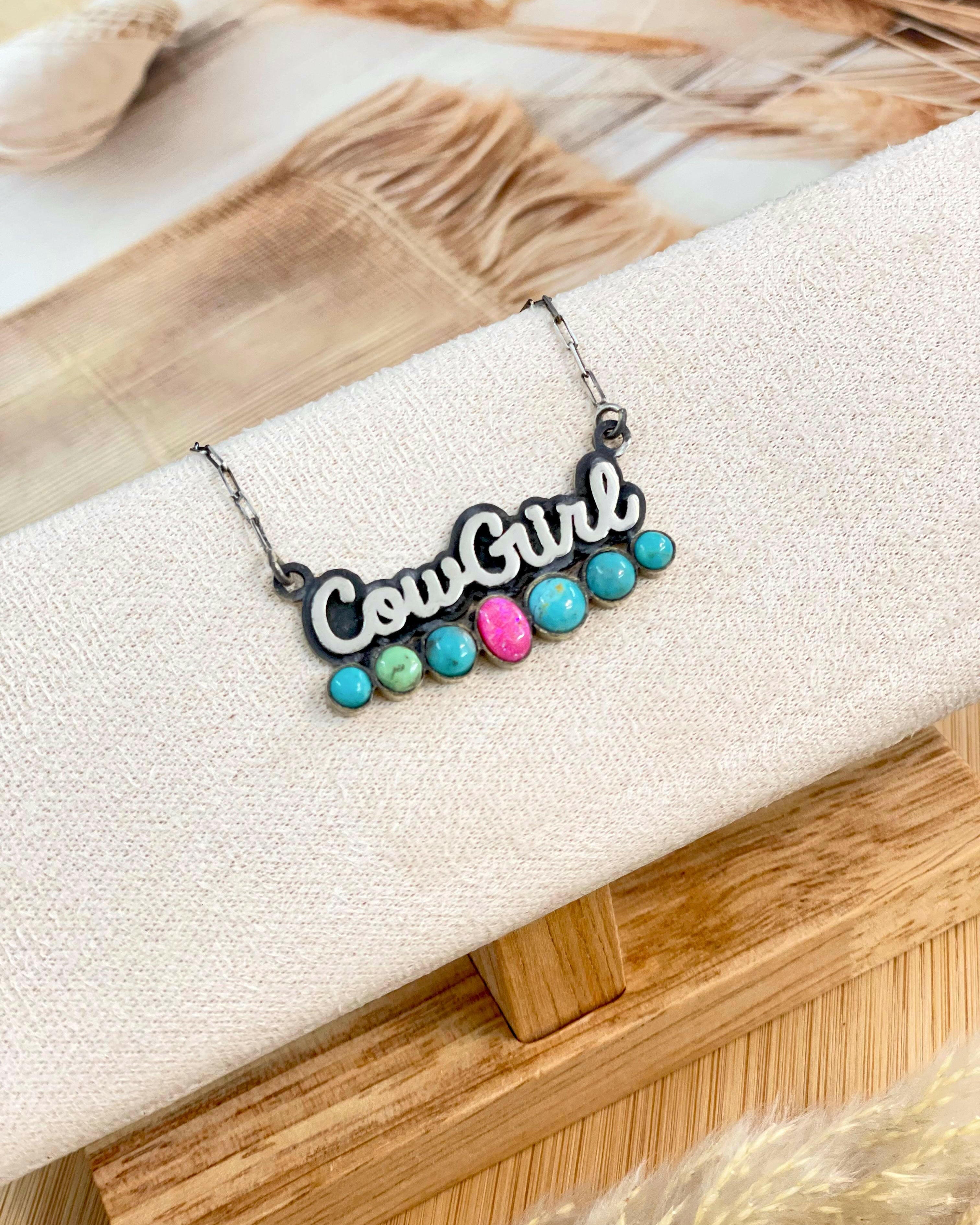Giddy Up Cowgirl Personalized Necklace PREORDER-Chain Necklaces-Krush Kandy, Women's Online Fashion Boutique Located in Phoenix, Arizona (Scottsdale Area)