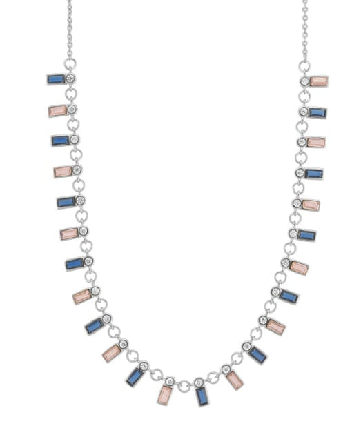 Multi Cubic Zirconia Minimalist Necklace-Necklaces-Krush Kandy, Women's Online Fashion Boutique Located in Phoenix, Arizona (Scottsdale Area)