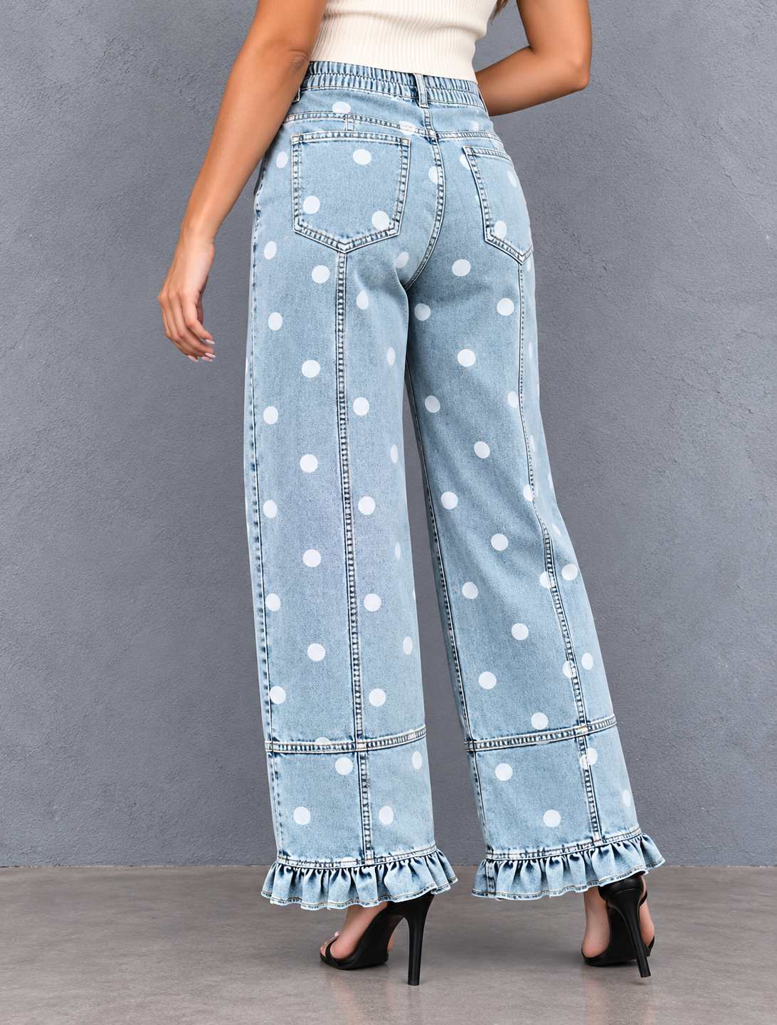 Polka Dot Wide-Leg Denim Fashion Shot.png