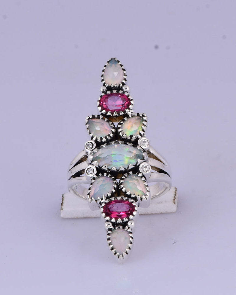 Ethereal Elegance Stone Rings-Rings-Krush Kandy, Women's Online Fashion Boutique Located in Phoenix, Arizona (Scottsdale Area)