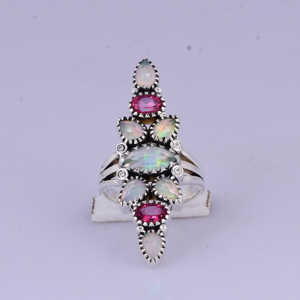 Ethereal Elegance Stone Rings-Rings-Krush Kandy, Women's Online Fashion Boutique Located in Phoenix, Arizona (Scottsdale Area)