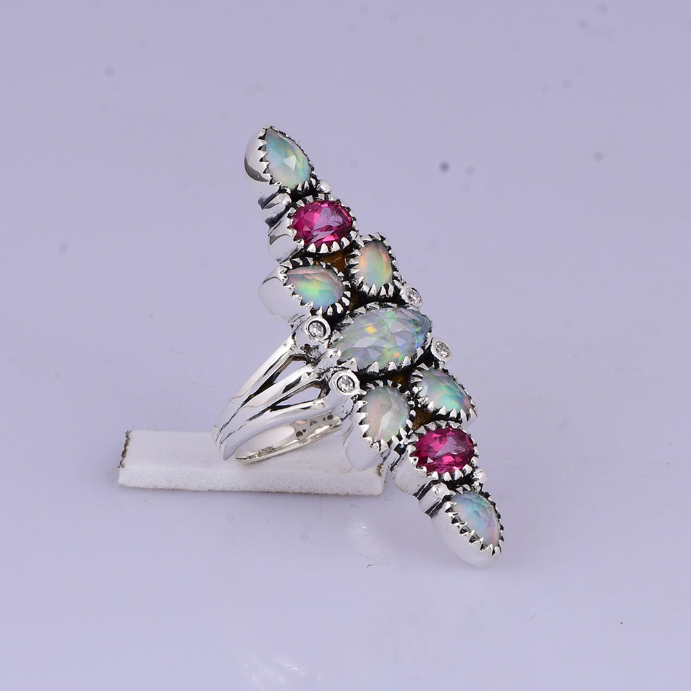 Ethereal Elegance Stone Rings-Rings-Krush Kandy, Women's Online Fashion Boutique Located in Phoenix, Arizona (Scottsdale Area)