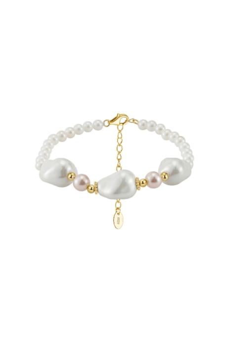 Freshwater Pearl Vintage Link Bracelet-Bracelets-Krush Kandy, Women's Online Fashion Boutique Located in Phoenix, Arizona (Scottsdale Area)