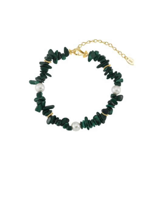 Freshwater Pearl & Malachite Bracelet-Bracelets-Krush Kandy, Women's Online Fashion Boutique Located in Phoenix, Arizona (Scottsdale Area)