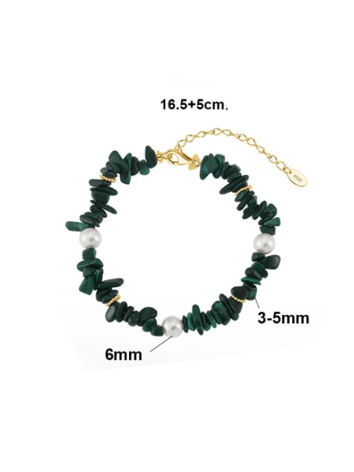 Freshwater Pearl & Malachite Bracelet-Bracelets-Krush Kandy, Women's Online Fashion Boutique Located in Phoenix, Arizona (Scottsdale Area)