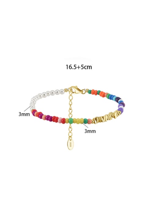 Multi Color & Pearl Beaded Bracelet-Bracelets-Krush Kandy, Women's Online Fashion Boutique Located in Phoenix, Arizona (Scottsdale Area)
