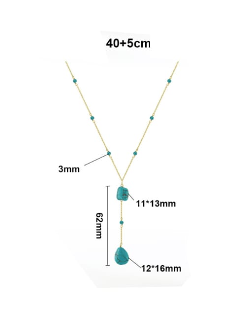 Turquoise Tassel Vintage Lariat Necklace-Necklaces-Krush Kandy, Women's Online Fashion Boutique Located in Phoenix, Arizona (Scottsdale Area)
