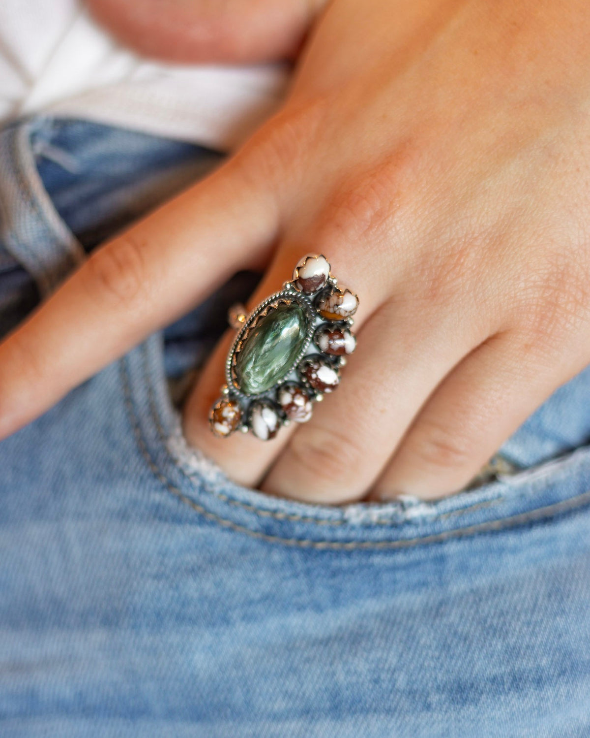 Sage Meadow Green & Ivory Statement Ring S.NO 6.jpeg