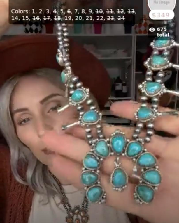 Horseshoe Blossom Desert Pearl Necklace MADE TO ORDER-Squash Blossom Necklaces-Krush Kandy, Women's Online Fashion Boutique Located in Phoenix, Arizona (Scottsdale Area)