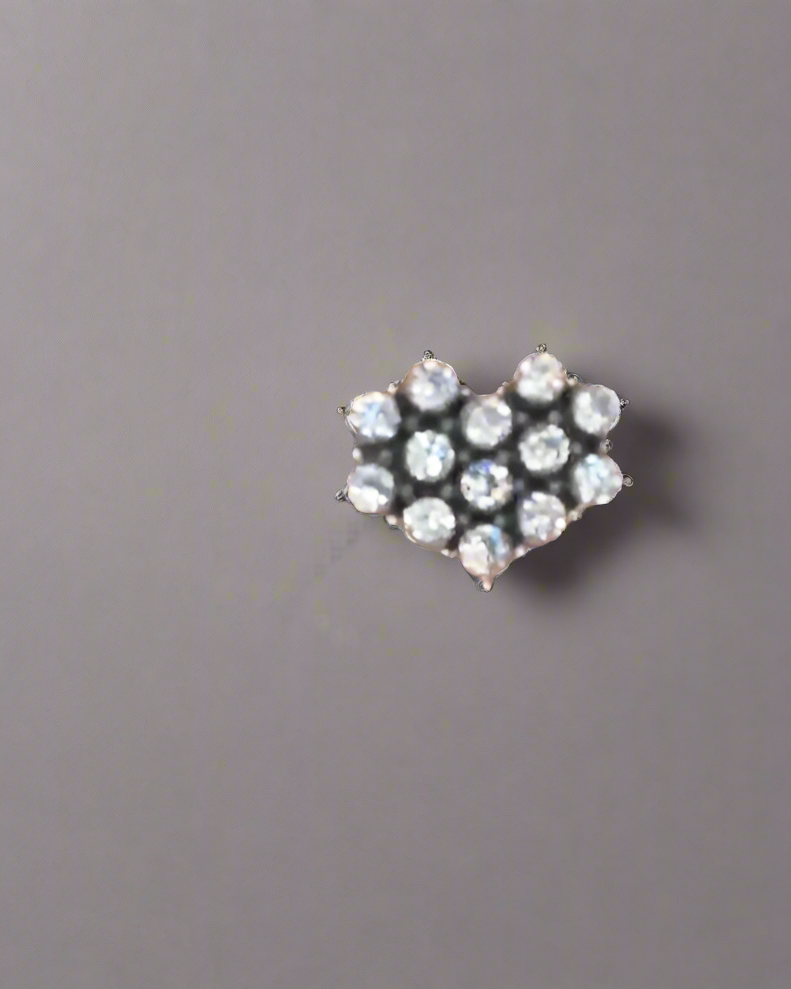 Pixelated Heart Cluster Ring-Cluster Rings-Krush Kandy, Women's Online Fashion Boutique Located in Phoenix, Arizona (Scottsdale Area)