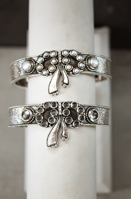 Southern Belle Bow Cuff-Chain Bracelets-Krush Kandy, Women's Online Fashion Boutique Located in Phoenix, Arizona (Scottsdale Area)