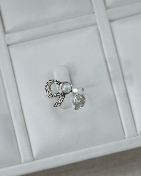 Unraveling Bow Ring-Cluster Rings-Krush Kandy, Women's Online Fashion Boutique Located in Phoenix, Arizona (Scottsdale Area)