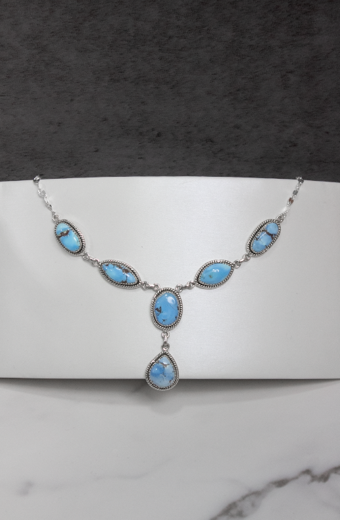 Rowan Stone Drop Necklaces-Chain Necklaces-Krush Kandy, Women's Online Fashion Boutique Located in Phoenix, Arizona (Scottsdale Area)