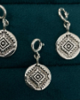 Sterling Silver Aztec Design Charm-Necklaces-Krush Kandy, Women's Online Fashion Boutique Located in Phoenix, Arizona (Scottsdale Area)