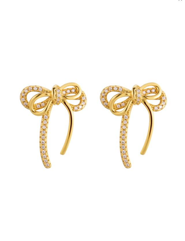 Bowknot Dainty Stud Earrings-Earrings-Krush Kandy, Women's Online Fashion Boutique Located in Phoenix, Arizona (Scottsdale Area)
