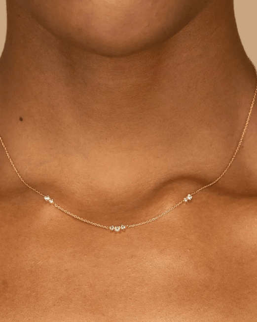 Dainty Crystal Dreamer Necklace-Necklaces-Krush Kandy, Women's Online Fashion Boutique Located in Phoenix, Arizona (Scottsdale Area)