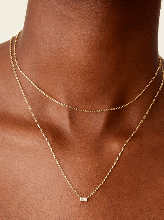 Crystal Minimalist Multi Strand Necklace-Necklaces-Krush Kandy, Women's Online Fashion Boutique Located in Phoenix, Arizona (Scottsdale Area)