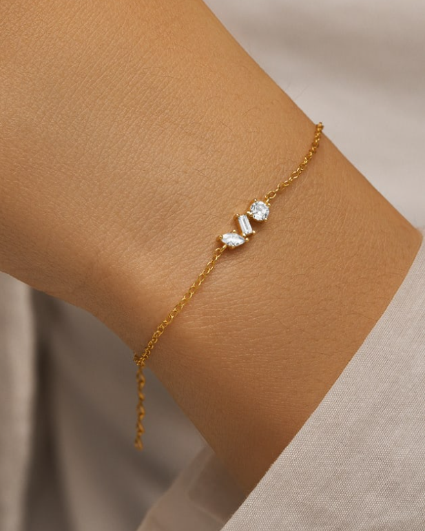 Minimalist Crystal Bracelet-Bracelets-Krush Kandy, Women's Online Fashion Boutique Located in Phoenix, Arizona (Scottsdale Area)