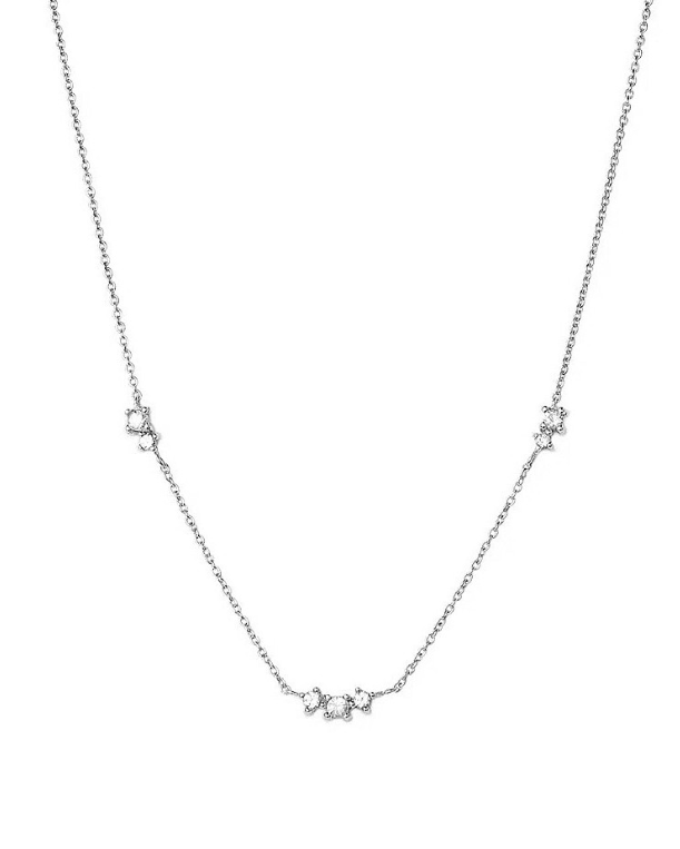 Cubic Zirconia Irregular Minimalist Necklace-Necklaces-Krush Kandy, Women's Online Fashion Boutique Located in Phoenix, Arizona (Scottsdale Area)