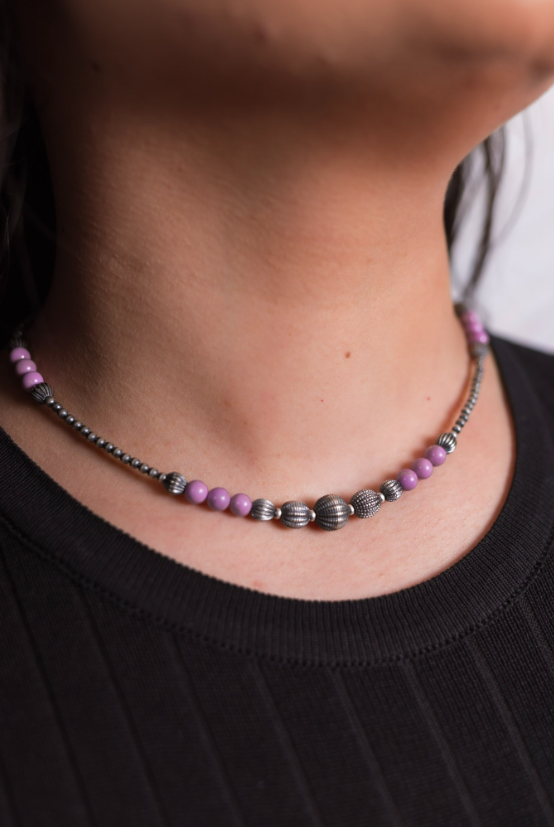 Phosphosoderite Desert Pearl Bead Necklace-Necklaces-Krush Kandy, Women's Online Fashion Boutique Located in Phoenix, Arizona (Scottsdale Area)